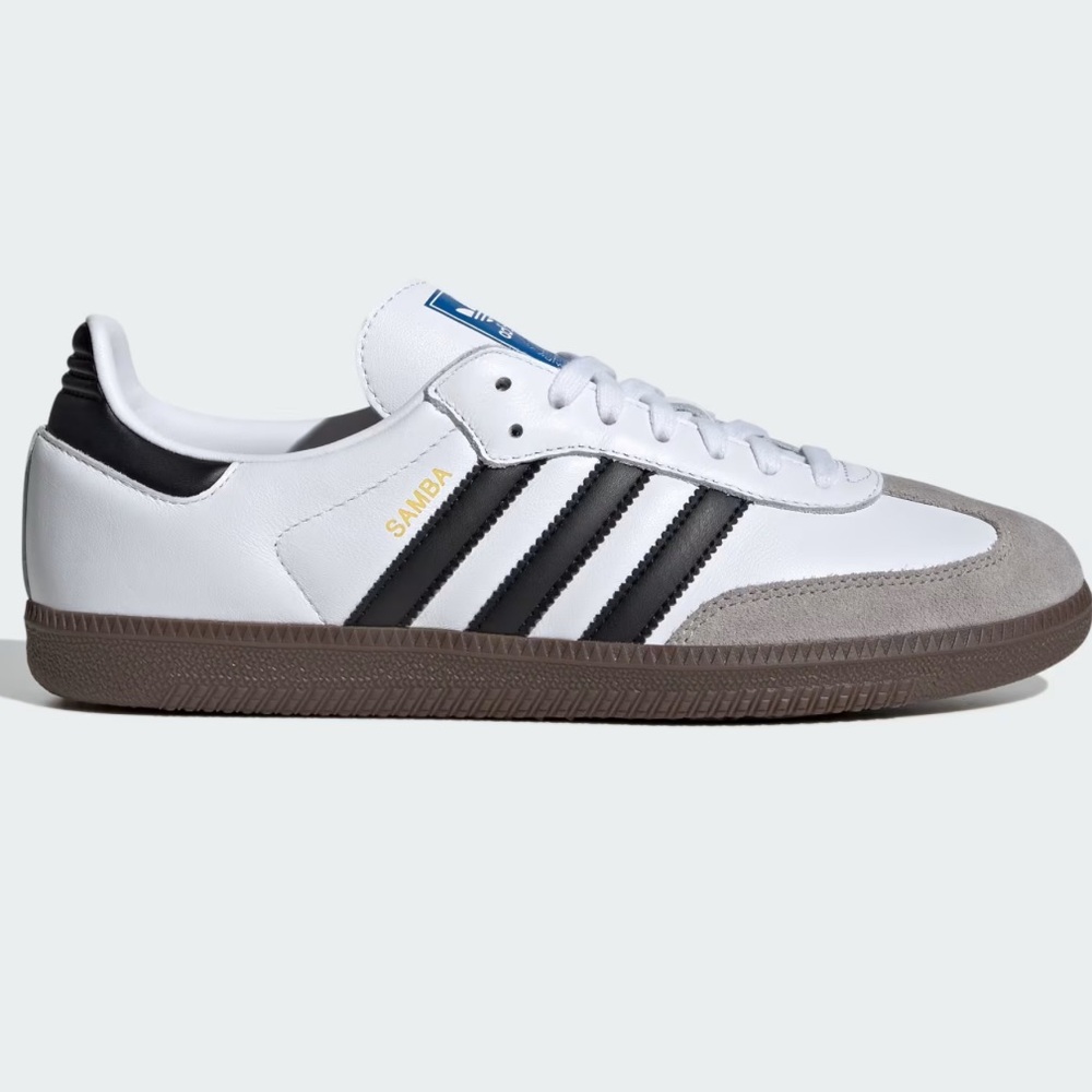 Adidas Samba White and Gray Sneakers - Picture 2 of 7